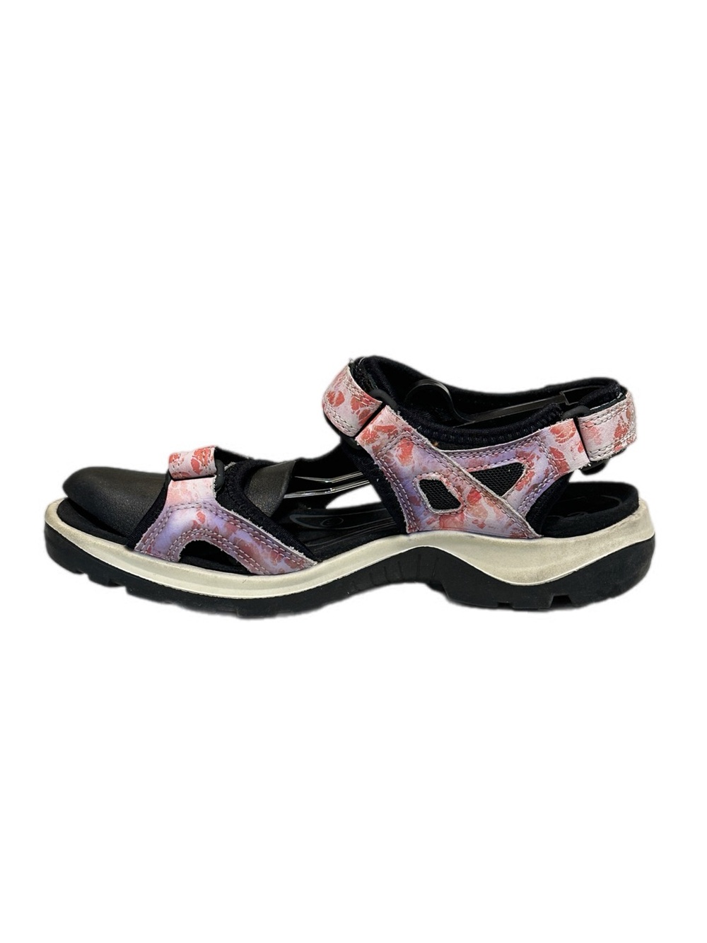 ECCO Offroad Women's Nubuck Yucatan Walking Outdoor Sandal Pink Purple Size 40 - Picture 9 of 12